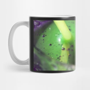 Purple and Green Oil and Water Bubbles Mug